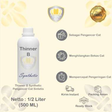 Thinner B 1/2 Liter(500 ML)/ Thinner B 1/2 Liter(500 ML)/ Tiner B 1/2 Liter(500 ML)/ Tiner B 1/2 Lit