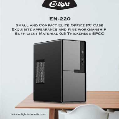 Casing PC ENLIGHT EN-220 EN220 M-Atx Include PSU Enlight 300W
