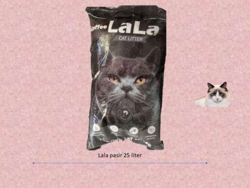 Pasir Lala 25 Liter Pasir Kucing Gumpal Wangi Premium 25L