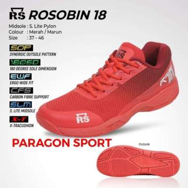 Sepatu Badminton RS ROSOBIN 18/ REINFORCE SPEED ROSOBIN 18/ ROSOBIN 18 / ROSOBIN 17 41 ( 26 cm ) ROS