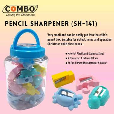 (1 DRUM) Serutan Pensil Lucu 139 / Serutan Mini 140 / Rautan Karakter Lucu 141 / Rautan Kecil 142 / 