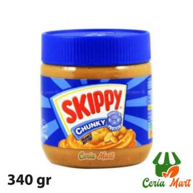 Selai Kacang Skippy Chunky Peanut Butter 340 gr