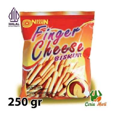 Nissin Finger Cheese Biskuit Stik 250 gr Stick Biscuit