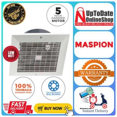 EXHAUST MASPION CEF-20 CEF20 EKSOS PLAFON 8 INCH STRONG EXHAUST LOW WATT MASPION