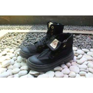 Garage - Sepatu Boots Pria Blackmaster Palladium Original Hand Made Bandung 39 Hitam