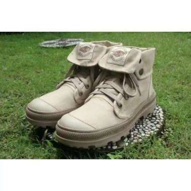 Garage - Sepatu Boots Pria Blackmaster Palladium Original Hand Made Bandung 39 Cream
