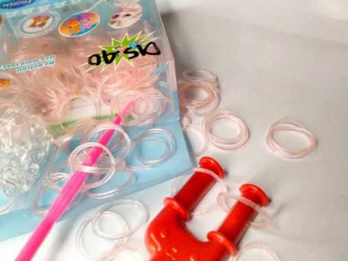 karet gelang tangan lomband gelang loom band rubber bands bracelet DIY