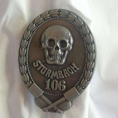 Pin Accessories WWI & WWII German Bahan Metal China Orign Reproduksi Sturmbahn