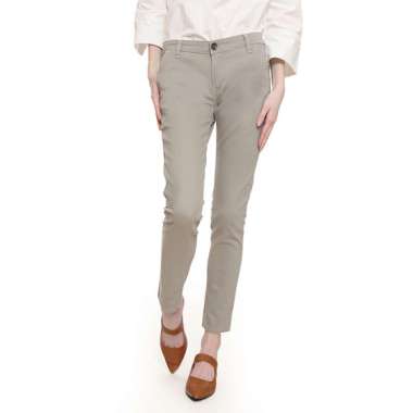 2Nd Red Slim Fit Chinos Pants Celana Wanita Khaki 211905 34