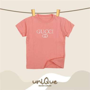 Baju Kaos Anak 1 - 12 Tahun Baju Anak Distro Branded Kaos anak Perempuan L Peach