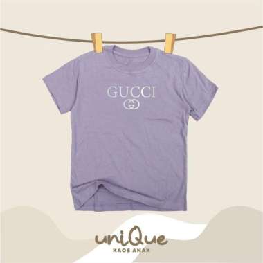 Baju Kaos Anak 1 - 12 Tahun Baju Anak Distro Branded Kaos anak Perempuan XXL Purple