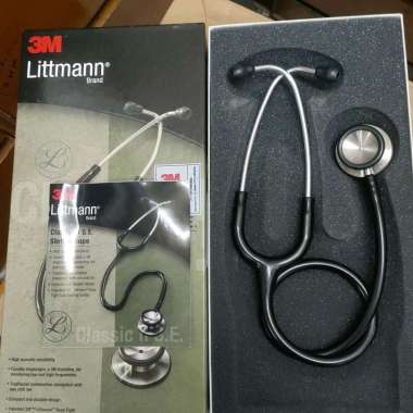 stethoscope littmann clasic II warna hitam Multicolor