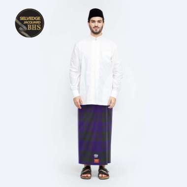 Sarung BHS Excellent Gold Motif E51 KDT Ungu Hijau 01