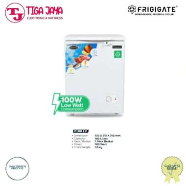 FRIGIGATE F100LV CHEST FREEZER BOX 114 LITER 1 RAK BASKET FRIGIGATE F100LV F 100LV F-100LV