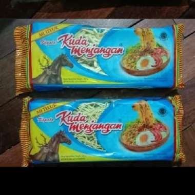 Mie Telur Cap Kepala Kuda Menjangan Bungkus Biru