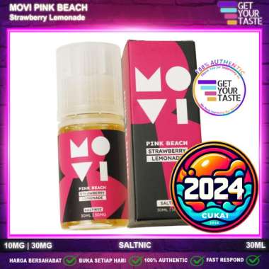 Liquid Komodo Breakfast Pink Beach Strawberry Salt Nic 30ML Saltnic by Movi 50MG 30ML