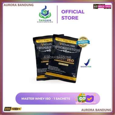 Vectorlabs Master Whey Iso 1 Sachet Protein Whey Isolate Per Sachets