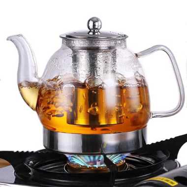 YOMEEI Teko Kaca Teh Chinese Teapot dengan Saringan