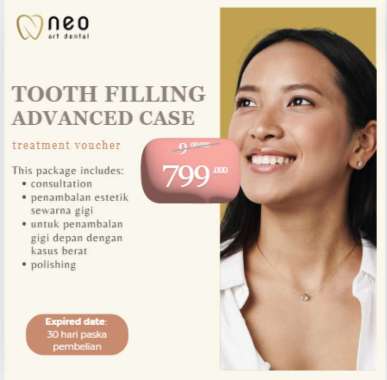 Neo Art Dental - VOUCHER PENAMBALAN GIGI DEPAN KASUS BERAT + POLISHING