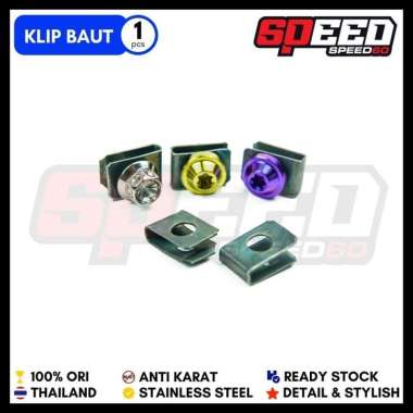 Baut Kancingan Body Motor Honda Yamaha Kawasaki Universal Baut Probolt Thailand Stainless King Nut B
