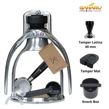 Paket HEMAT ROk Presso GC 2020 dengan Tamper Knock Box dan Tamper Mat