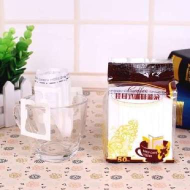 Paper Drip Bag Alat Penyaring Kopi Praktis Bebas Repot tanpa V60 Dripp