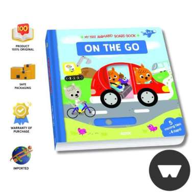 Auzou Books - Animated Board Book: On The Go