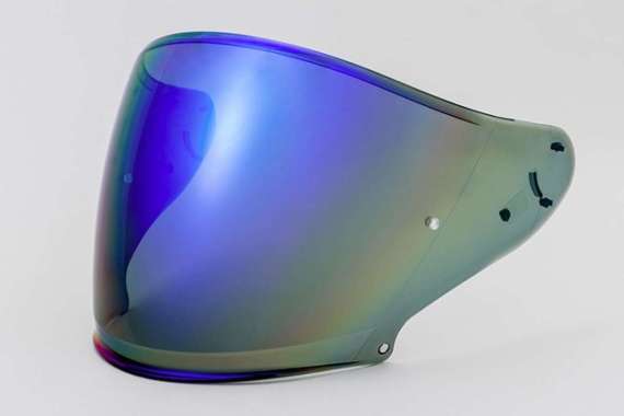 Shoei CJ-2/J Cruise /J Force 4 Dark Smoke Iridium Blue Visor Original