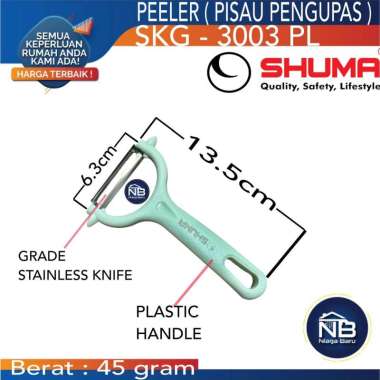 SHUMA Peeler Pengupas Buah Sayur Wortel Kentang Peeler - PEELER Y SKG 3003 PL