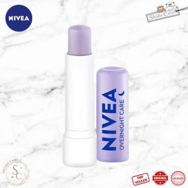NIVEA Lip Balm 4.8g - Sun Protect SPF30 & Overnight Care Overnight Care