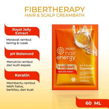 Makarizo Hair Energy Scalp Creambath 60 gr Royal Jelly