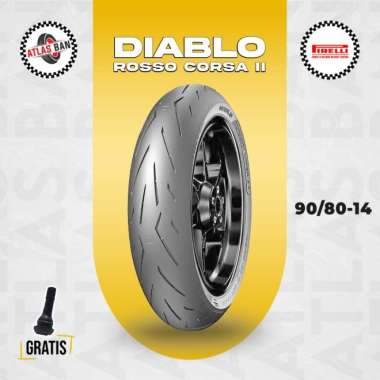 Ban Tubles Motor Matic SOFT COMPOUND PIRELLI DIABLO ROSSO CORSA 2 90/80 Ring 14