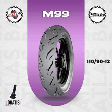 Ban Belakang Tubles Motor HONDA NEW SCOOPY MIZZLE M99 110/90 Ring 12 + Free Pentil