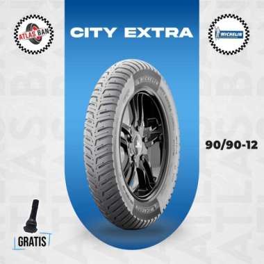 Ban Tubles Motor Listrik Kymco Vespa Matic MICHELIN CITY EXTRA 90/90 Ring 12