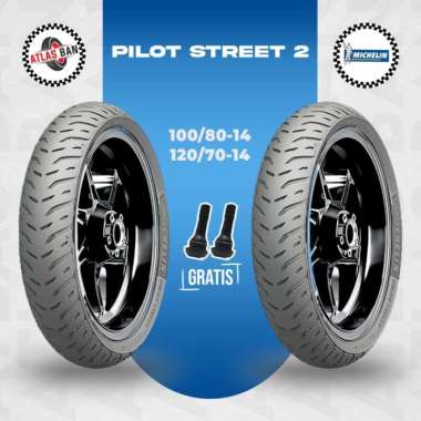 Paket Ban Motor HONDA PCX 150 MICHELIN PILOT STREET 2 100/80 - 120/70 Ring 14