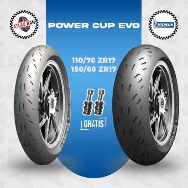 Paket Ban Motor Supersport MICHELIN POWER CUP EVO 110/70 - 150/60 ZR17