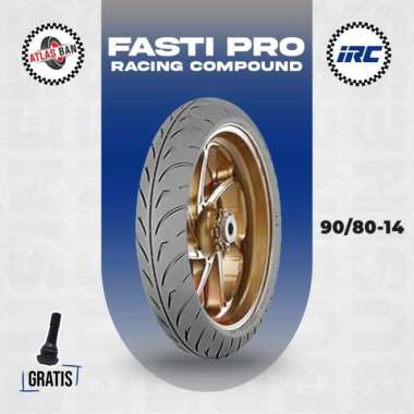 Ban Tubles Motor Matic RACING COMPOUND IRC FASTI PRO 90/80 Ring 14