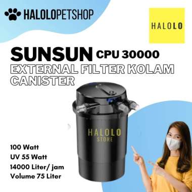 External Filter Canister Kolam SUNSUN CPU 30000 Filter Canister Kolam