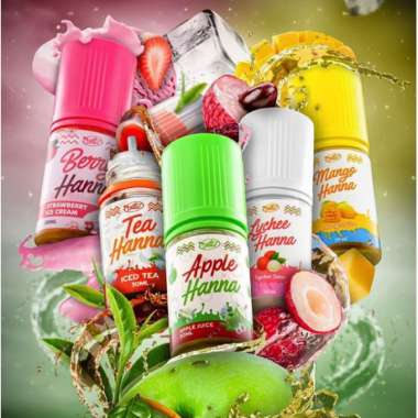 Liquid Mango Hanna | Lychee Hanna | Berry Hanna | Apple Hanna | Tea Hanna 30ml 15mg Pods Friendly Be