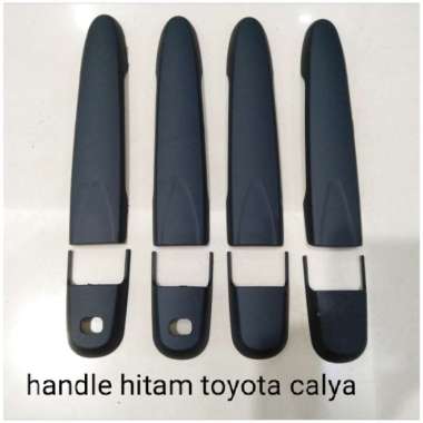 COVER HANDLE PEGANGAN PINTU MOBIL TOYOTA CALYA HITAM Terbaik