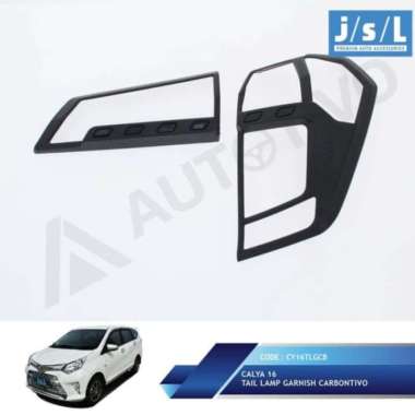 Garnish lampu belakang calya carbonvito Terbaik