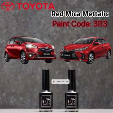 Cat Oles Mobil Red Mica Metalic 3R3 Toyota Yaris Sienta Merah Metalik Terbaik