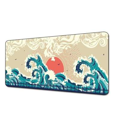MOUSEPAD DESKMAT TSUNAMI THEME XXL 700 X 300 X 4 MM 700 x 300 x 3MM TSUNAMI TIPE 2