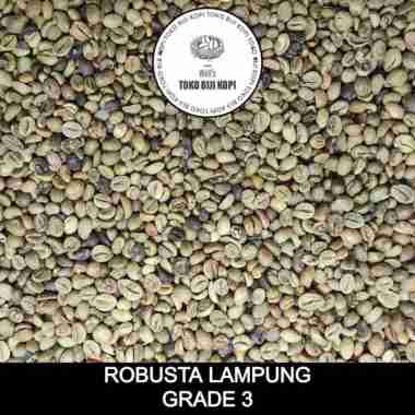 GREEN BEAN BIJI KOPI MENTAH ROBUSTA LAMPUNG GRADE 3 - 1 KG 100kg