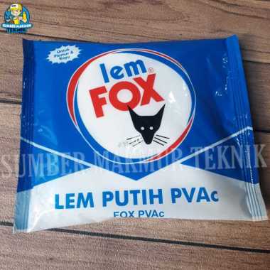 Lem Fox Putih Bungkus Biru 350 gram 350gr Kertas Kayu Tembok