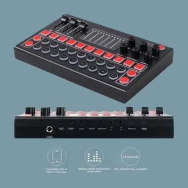 MOOER Mixer USB Sound Card Live Broadcast Bluetooth Special Effect M9 Sound Soundcard Mixer Type C P
