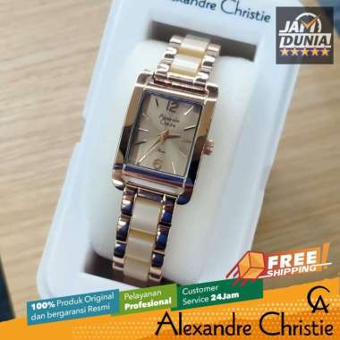 Jam Tangan Alexandre Christie AC2B50 Passion Stainless Steel Dual Tone 21.6mm