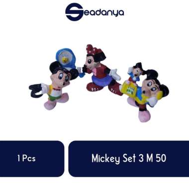 Mickey Set 3 m 50/Mickey Mouse/Mainan Mickey Mouse /Mainan Mickey/Hiasan Kue Tart/Hiasan Cake/Hiasan