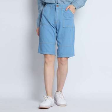 2nd RED Celana Pendek Skena Denim Chambay Biru Muda 262404 S