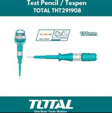 Tespen 19 cm, pensil tes 100-500V, TESPEN PENCIL TEST THT291908 TOTAL TOOLS - TESPENT TOTAL 190 mm,